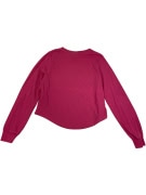 VINTAGE NIKE LONG SLEEVE T-SHIRT LOGO FUCHSIA WOMEN M