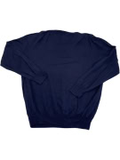 VINTAGE NORTH SAILS MAGLIONE LAVORATO A MAGLIA TINTA UNITA BLU DA UOMO XXL