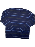 VINTAGE NORTH SAILS KNIT SWEATER STRIPED BLUE MEN XL