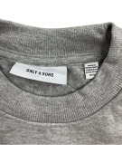 VINTAGE ONLY & SONS ΦΟΥΤΕΡ ΧΩΡΙΣ ΚΟΥΚΟΥΛΑ ΓΚΡΙ ΑΝΔΡΙΚΟ M/L