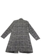 VINTAGE  ΠΑΛΤΟ ΚΑΡΟ HOUNDSTOOTH ΑΣΠΡΟ ΜΑΥΡΟ ΓΥΝΑΙΚΕΙΟ L
