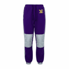 VINTAGE FLEECE TROUSERS PURPLE WITH GREY DETAILS L/XL