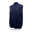 VINTAGE PIERRE CARDIN ΠΛΕΚΤΟ ΓΙΛΕΚΟ ΜΕ ΦΕΡΜΟΥΑΡ ΜΠΛΕ ΣΚΟΥΡΟ ΑΝΔΡΙΚΟ L