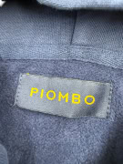 VINTAGE PIOMBO ΖΑΚΕΤΑ ΜΕ ΚΟΥΚΟΥΛΑ LOGO P ΜΠΛΕ ΑΝΔΡΙΚΟ L