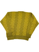 VINTAGE Knit V-Neck Sweater - XL