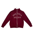 Vintage Polizia Tracksuit Set Burgundy Unisex L