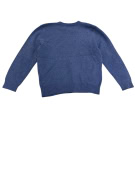 VINTAGE POLO BY RALPH LAUREN KNIT SWEATER MONOCHROME ROYAL BLUE MEN S