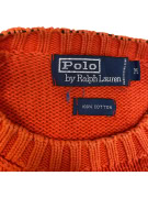 VINTAGE POLO BY RALPH LAUREN ΠΛΕΚΤΗ ΜΠΛΟΥΖΑ ΠΟΡΤΟΚΑΛΙ M