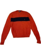 VINTAGE POLO BY RALPH LAUREN ΠΛΕΚΤΗ ΜΠΛΟΥΖΑ ΠΟΡΤΟΚΑΛΙ M