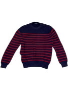 VINTAGE POLO RALPH LAUREN STRIPED KNIT SWEATER M