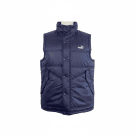 Gilet imbottito vintage PUMA blu da uomo M