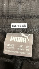 VINTAGE PUMA ΜΑΥΡΗ TRACK PANTS