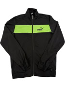 GIACCA SPORTIVA VINTAGE PUMA NERO/VERDE ACIDO