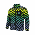 VINTAGE QUIKSILVER ΦΛΙΣ ΤΖΑΚΕΤ ΜΕ ΦΕΡΜΟΥΑΡ ΠΟΛΥΧΡΩΜΟ ΑΝΔΡΙΚΟ XS