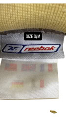 VINTAGE Reebok Authentic Crewneck Φούτερ Αθλητικό με Ρίγα S/M