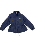 VINTAGE RENE DERBY ANORAK/JACKET NAVY BLUE
