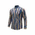 VINTAGE REPLAY ΠΟΥΚΑΜΙΣΟ FLORAL ALOHA STYLE ΜΠΛΕ ΑΝΔΡΙΚΟ M