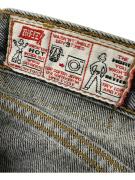 VINTAGE RIFLE MEN'S ACID WASH JEANS GRAY/BLACK M