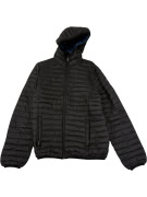 VINTAGE RIFLE PUFFER JACKET WITH HOOD BLACK XS/S