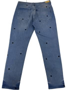 VINTAGE SCOTCH & SODA WOMEN'S DENIM JEANS WITH STARS LIGHT WASH L