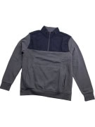 VINTAGE SCOTT ELLIS ΖΑΚΕΤΑ HALF-ZIP TWO-TONE ΓΚΡΙ/ΜΠΛΕ ΑΝΔΡΙΚΟ XL