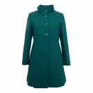 VINTAGE STILE BENETTON ΠΑΛΤΟ ΜΕ ΟΡΘΙΟ ΓΙΑΚΑ ΚΑΙ ΚΟΥΜΠΙΑ ΠΡΑΣΙΝΟ ΓΥΝΑΙΚΕΙΟ M