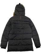 VINTAGE SUPERDRY JACKET WITH FUR BLACK MEN'S S/M