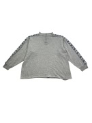Vintage Sweatshirt Retro Tape Logo Γκρι Unisex XL