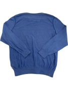 VINTAGE TIMBERLAND KNIT SWEATER V NECK BLUE MEN'S L