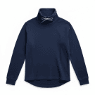 VINTAGE TOM TAILOR TURTLENECK SWEATSHIRT WITH DRAWSTRING BLUE MEN'S L