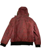 VINTAGE TOM TAILOR JACKET WITH FUR BURGUNDY MEN XXXL