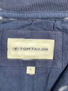 VINTAGE TOM TAILOR ΖΑΚΕΤΑ ΜΕ ΑΝΑΓΛΥΦΗ ΠΛΕΞΗ ΜΠΛΕ ΣΚΟΥΡΟ ΑΝΔΡΙΚΟ L