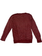 VINTAGE TOMMY HILFIGER ΠΛΕΚΤΗ ΜΠΛΟΥΖΑ COTTON CASHMERE ΡΙΓΕ ΜΠΟΡΝΤΟ M