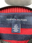 VINTAGE TOMMY HILFIGER ΠΛΕΚΤΟ ΠΟΥΛΟΒΕΡ ΛΟΓΟΤΥΠΟ ΣΗΜΑΙΑΚΙ ΑΝΘΡΑΚΙ ΑΝΔΡΙΚΟ S