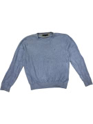 VINTAGE TOMMY HILFIGER LIGHT BLUE KNIT SWEATER L
