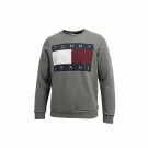 VINTAGE TOMMY JEANS SWEATSHIRT BIG LOGO GREY MEN'S S