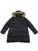 VINTAGE TOMMY JEANS BLACK PARKA JACKET S
