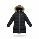 VINTAGE TOMMY JEANS BLACK PARKA JACKET S