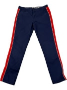 VINTAGE TOMMY JEANS PANTALONI CHINO, BLU SCURO A RIGHE
