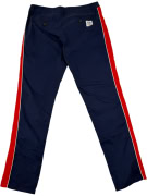VINTAGE TOMMY JEANS PANTALONI CHINO, BLU SCURO A RIGHE