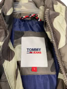 VINTAGE TOMMY JEANS PUFFER ΜΠΟΥΦΑΝ CAMO ΠΑΡΑΛΛΑΓΗ ΚΑΦΕ ΑΝΔΡΙΚΟ S