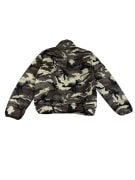 VINTAGE TOMMY JEANS PUFFER ΜΠΟΥΦΑΝ CAMO ΠΑΡΑΛΛΑΓΗ ΚΑΦΕ ΑΝΔΡΙΚΟ S