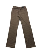 VINTAGE TRUSSARDI JEANS HERRINGBONE PATTERN TROUSERS BROWN WOMEN XS-S