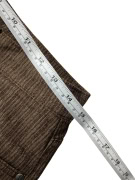VINTAGE TRUSSARDI JEANS HERRINGBONE PATTERN TROUSERS BROWN WOMEN XS-S