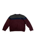 VINTAGE U.S. POLO ASSN. ΠΛΕΚΤΗ ΜΠΛΟΥΖΑ ΜΕ V ΛΑΙΜΟΚΟΨΗ ΤΡΙΧΡΩΜΗ ΜΠΟΡΝΤΟ ΑΝΔΡΙΚΗ XXL