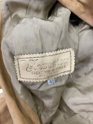 VINTAGE VARESTE MADE IN ITALY WOMEN'S SUEDE BLAZER JACKET IN TAN COLOR S
