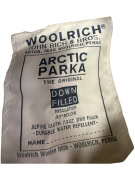 VINTAGE WOOLRICH ARCTIC PARKA DOWN FILLED JACKET KHAKI XS