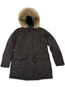 VINTAGE WOOLRICH ARCTIC PARKA ΜΠΟΥΦΑΝ ΜΕ ΓΟΥΝΑ ΜΑΥΡΟ/ΣΚΟΥΡΟ ΚΑΦΕ XS