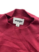 VINTAGE WRANGLER ΠΛΕΚΤΗ ΜΠΛΟΥΖΑ ΜΕ ΗΜΙ-ΖΙΒΑΓΚΟ ΜΠΟΡΝΤΟ ΑΝΔΡΙΚΗ XL