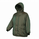 VINTAGE HOODED PARKA JACKET IRIDESCENT GREEN